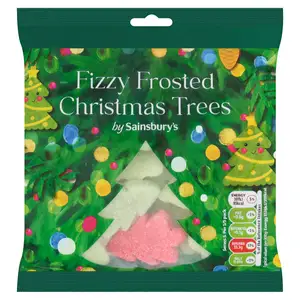 Sainsbury's Fizzy Frosted Christmas Trees 130g