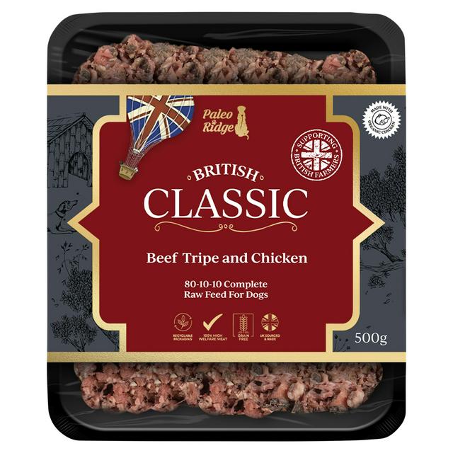 Paleo Ridge Classic Range Beef Tripe & Chicken 500g