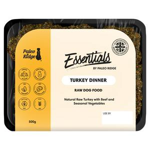 Paleo Ridge Essentials Turkey Dinner Raw Dog Food 500g