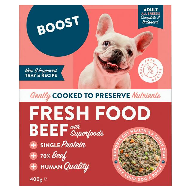 Boost Pet Beef with Superfoods Meal for Dogs 400g
