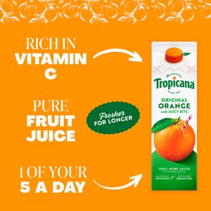 Tropicana Original Orange with Juicy Bits 850ml - gallery image 2