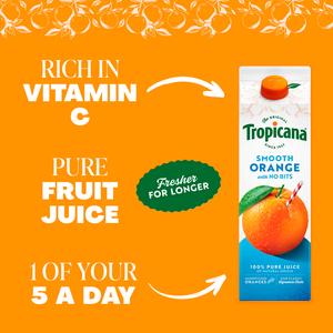 Tropicana Smooth Orange with No Bits 850ml - gallery image 2