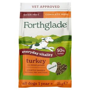 Forthglade Lightly Baked Natural Dry Dog Food Turkey Adult Dogs One Year+ 2kg - video
