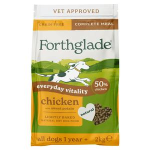 Forthglade Lightly Baked Natural Dry Dog Food Chicken Adult Dogs One Year+ 2kg - video