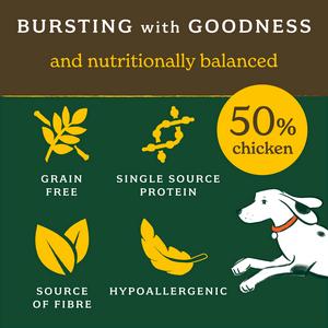 Forthglade Lightly Baked Natural Dry Dog Food Chicken Adult Dogs One Year+ 2kg - gallery image 3