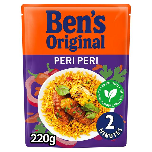 Ben's Original Peri Peri Microwave Rice 220g - gallery image 1