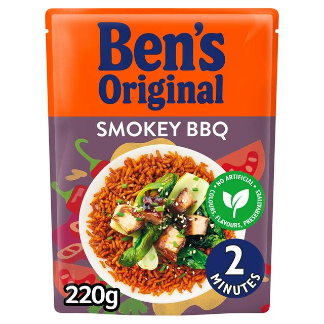 Ben's Original Smokey BBQ Microwave Rice 220g - gallery image 1