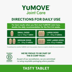 Yumove Joint Care Tasty Tablets For Adult Dogs x80 70.5g - gallery image 5