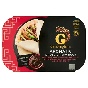 Gressingham Aromatic Whole Crispy Duck 1.2kg