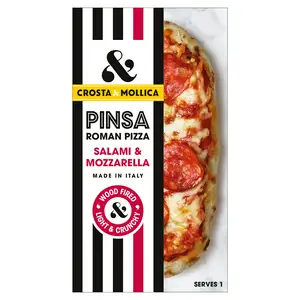 Crosta & Mollica Pinsa Roman Pizza Salami & Mozzarella 160g