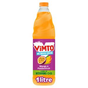 Vimto No Added Sugar Squash - Mango & Passionfruit 1 Litre