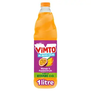 Vimto Real Fruit Mango & Passionfruit Squash 1L