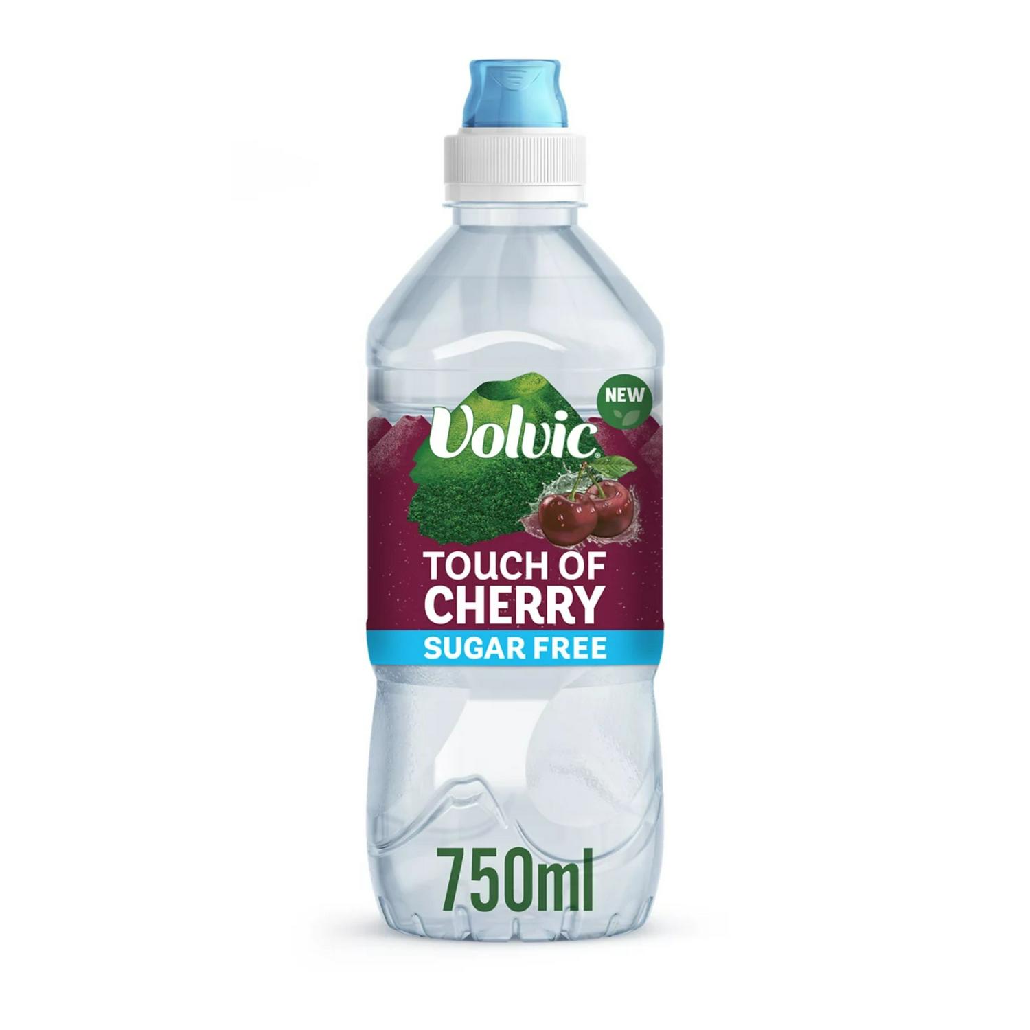 Volvic 750ml Touch of Fruit Sugar Free Cherry Flavoured Water