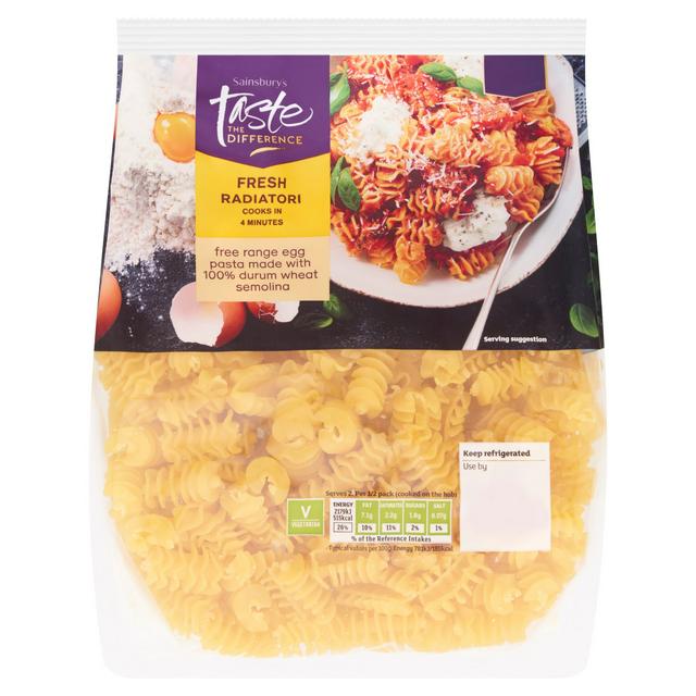 Taste the Difference Sainsbury's Fresh Radiatori, Taste the Difference 300g