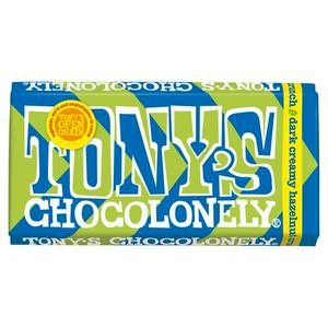 Tony's Chocolonely Dark Hazelnut Crunch Chocolate Bar 180g