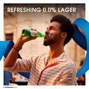 Peroni Nastro Azzurro 0.0% Alcohol Free Beer 12 x 330ml - gallery image 4