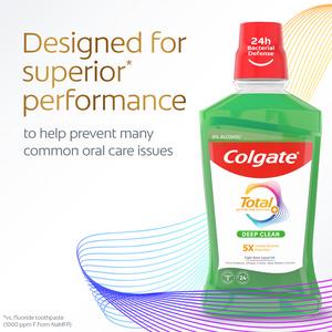 Colgate Total Advanced Deep Clean Mouthwash Alcohol Free 500ml - gallery image 3