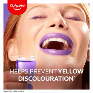 Colgate Max White Purple Reveal Mouthwash Alcohol Free 500ml - gallery image 3