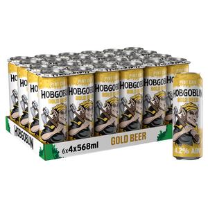 Hobgoblin Gold Ale Beer Pint Can 4x568ml - gallery image 6