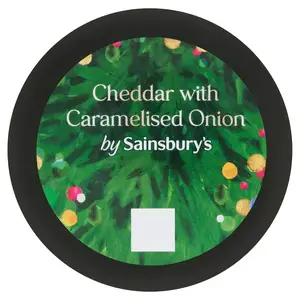 Sainsbury's Cheddar with Caramelised Onion 90g