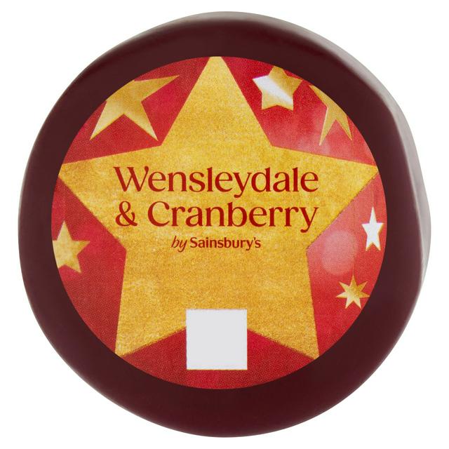 Sainsbury's Wensleydale & Cranberry Truckle 90g - gallery image 1