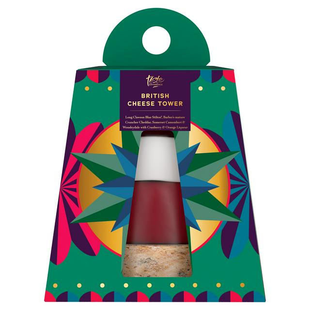 Sainsbury's British Cheese Tower, Taste The Difference 920g - gallery image 1