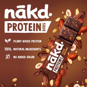 Nakd Cocoa Hazelnut Protein Bars 3x45g - gallery image 2
