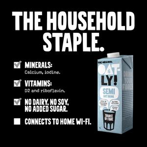 Oatly Semi Oat Drink Long Life 1L - gallery image 2