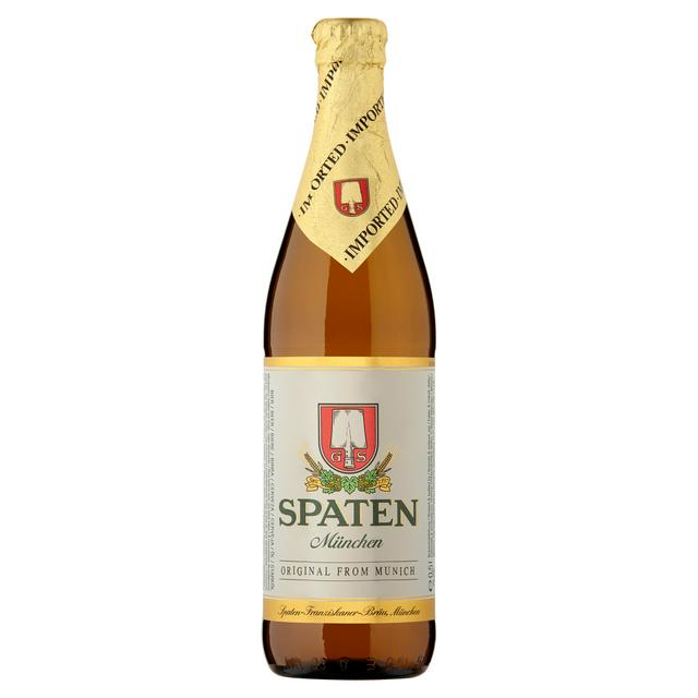 Sainsburys Spaten Premium Helles Craft Lager Beer Bottle 500ml