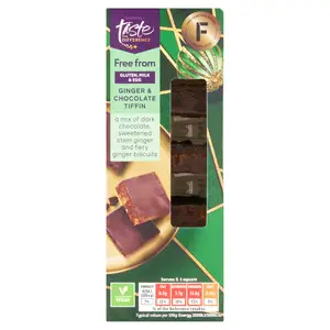 Sainsbury's Freefrom Ginger & Chocolate Tiffin, Taste the Difference 150g