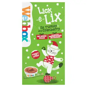 Webbox Lick E Lix Turkey & Cranberry 5x15g