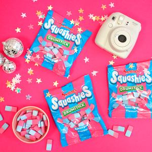 Swizzels Drumstick Squashies Bubblegum Flavour 140g - gallery image 3