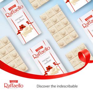 Ferrero Raffaello White Chocolate with Coconut & Almond Bar 90g - gallery image 6