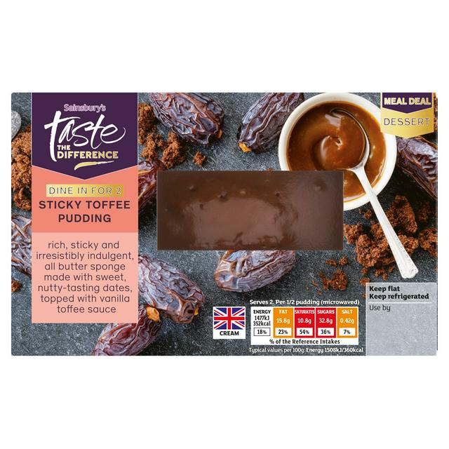 Sainsbury's Sticky Toffee Pudding, Taste the Difference 200g - gallery image 1