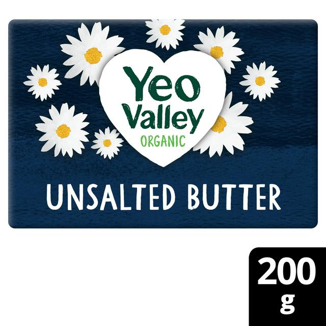 Yeo Valley Organic Unsalted Butter 200g
