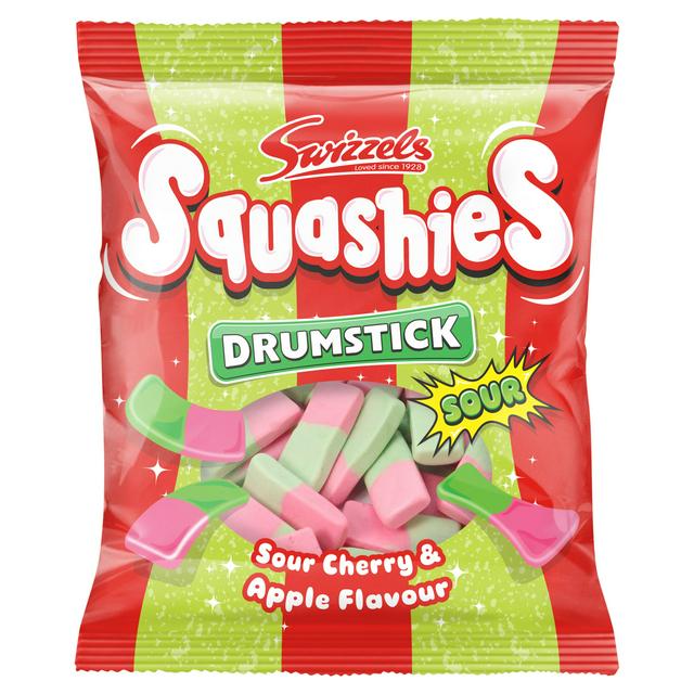 Swizzels Drumstick Squashies Sour Cherry & Apple Flavour 140g - gallery image 1