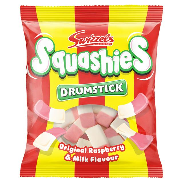 Swizzels Drumstick Squashies Original Raspberry & Milk Flavour 140g - gallery image 1