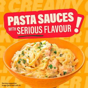 Dolmio Intensify Mild Creamy Garlic & Black Pepper Pasta Sauce 390g - gallery image 2