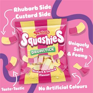 Swizzels Drumstick Squashies Rhubarb & Custard Flavour 140g - gallery image 2