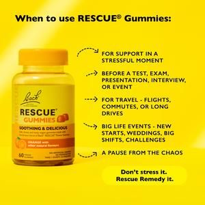 Bach Rescue Vegan Gummies Orange with Other Natural Flavours x60 - gallery image 2