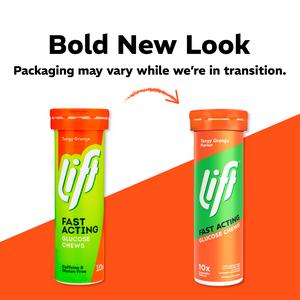 Lift Tangy Orange Fast Acting Glucose Chews x10 40g - gallery image 4
