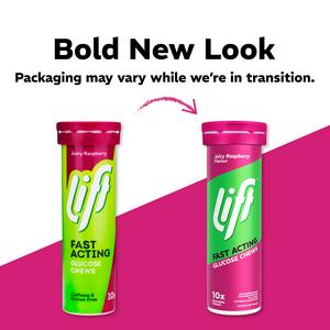 Lift Juicy Raspberry Fast Acting Glucose Chews x10 40g - gallery image 4