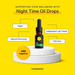 Cannaray Re Live CBD Night time Oil Drops 10ml - gallery image 2
