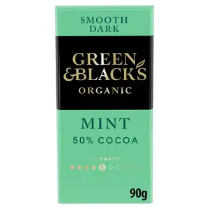 Green & Black's Organic Smooth Mint Chocolate Bar 90g