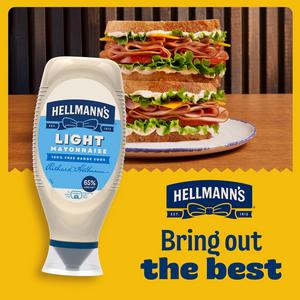 Hellmann's 580ml Light Mayonnaise Condiment - gallery image 4
