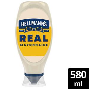 Hellmanns Real Squeezy Mayonnaise 580ml - gallery image 3