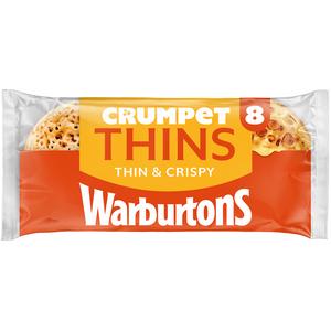 Warburtons Crumpet Thins x8 - gallery image 2