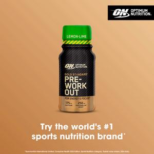 Optimum Nutrition Gold Standard Pre Workout Energy Shot Lemon Lime Flavour single serve 60ml - gallery image 3