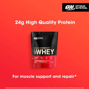 Optimum Nutrition Gold Standard Whey Protein Powder Delicious Strawberry Flavour 15 servings 450g - gallery image 4