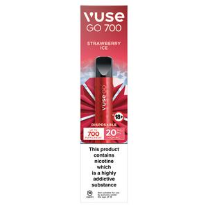 vuse go 700 strawberry ice Vuse Go 700 Strawberry Ice Disposable 10mg